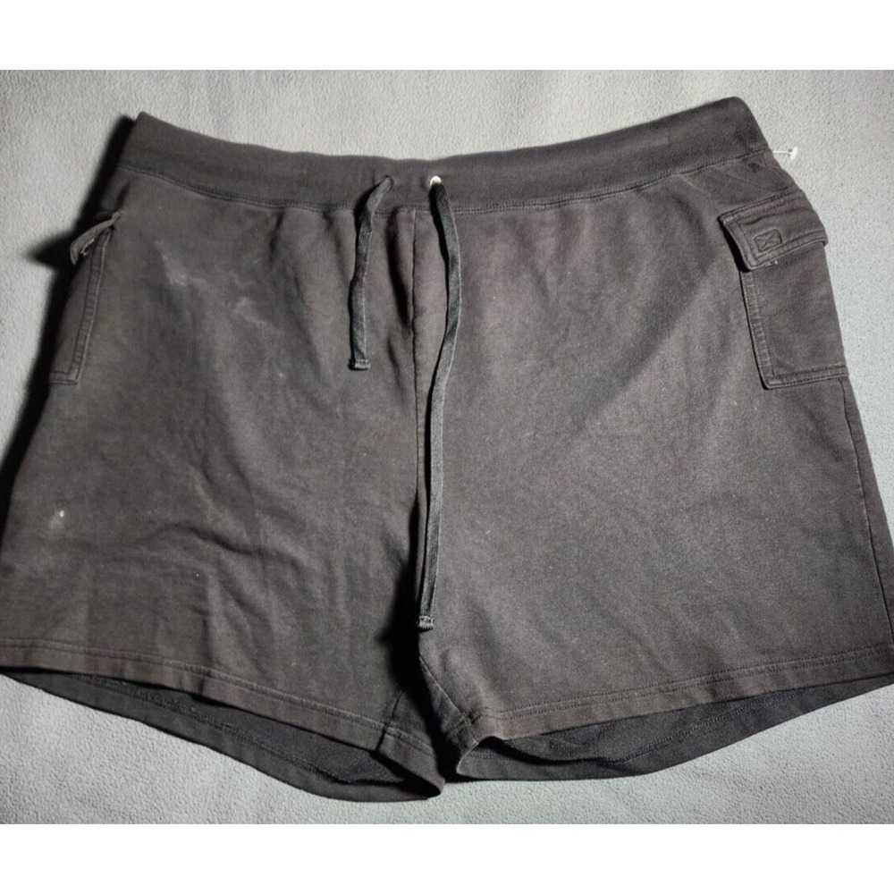 Cato Shorts Women Size 18/20W Black Drawstring Pockets Elastic Hip Pocket